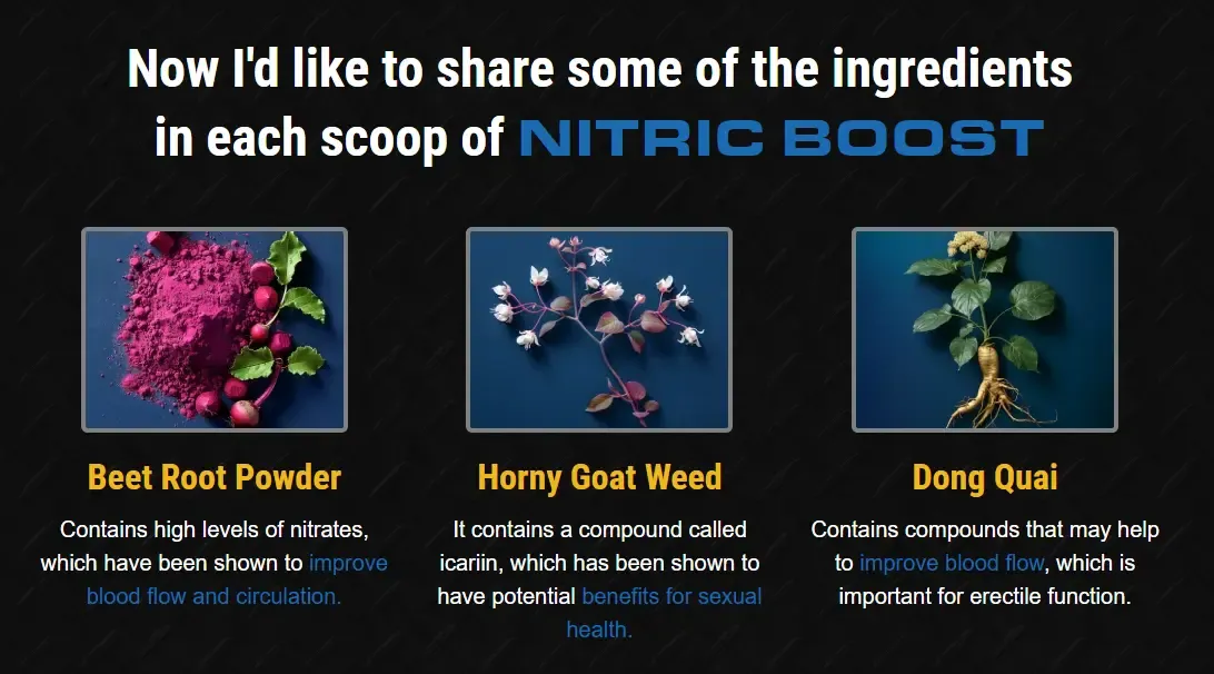 nitric boost ingrindients